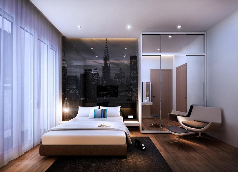 Phòng ngủ hiện đại, tiện nghi giúp bạn thoải mái hơn