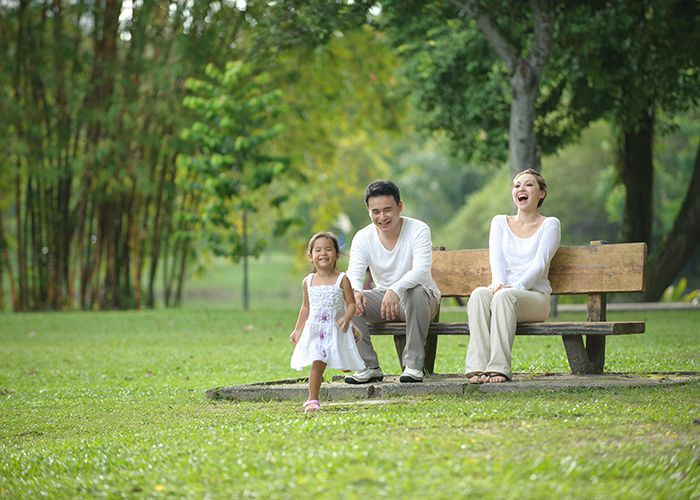 Công viên ngoại khu rộng rãi, giúp bạn và gia đình có thêm nhiều thời gian bên nhau